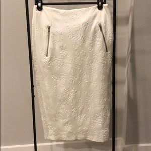 Asos White Pencil Skirt